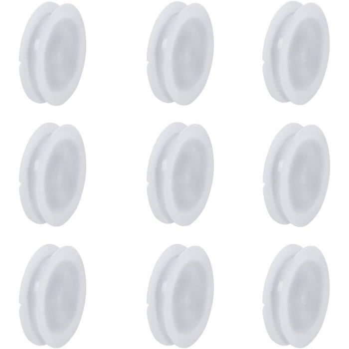 50 Pièces Machine à Coudre Bobines Plastique Canettes Vides Bobines