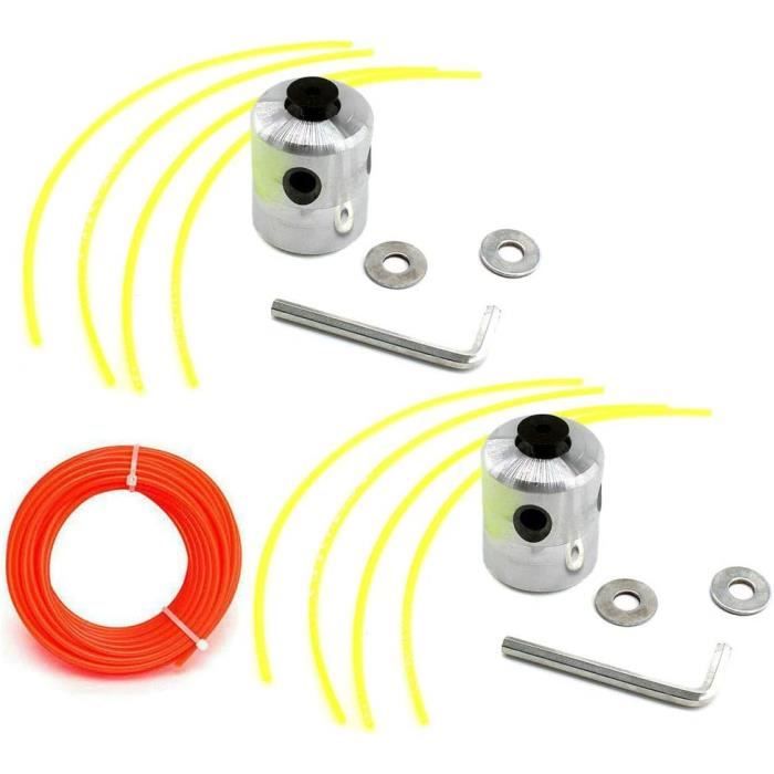 Lot De 6 Bobines De Fil De Rechange Pour Lidl Parkside Avec 2 Capuchons