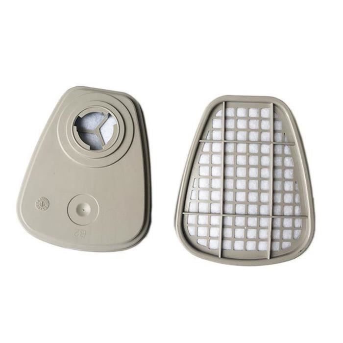 Cartouches Filtrantes 6001 Gaz Chimiques – Paire De Filtres Multi-usages Réutilisables Au Charbon Actif Pour Masques 6800, 7502, 6200