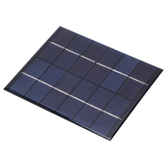 Panneau Solaire Portable 7,5W 12V - Chargeur USB Double - Silicium Monocristallin - 310x190mm - Usage Extérieur