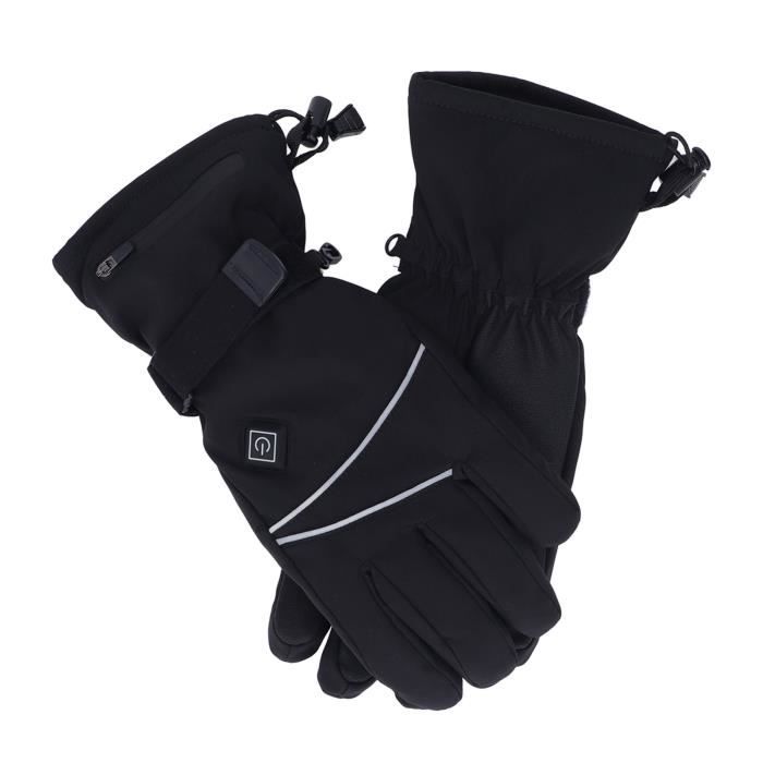 Gants Chauffants USB - Chauffage Rapide 3s - 3 Niveaux De Température - Batterie 2000mAh - Design Demi-Doigt - Pour Homme Et Femme