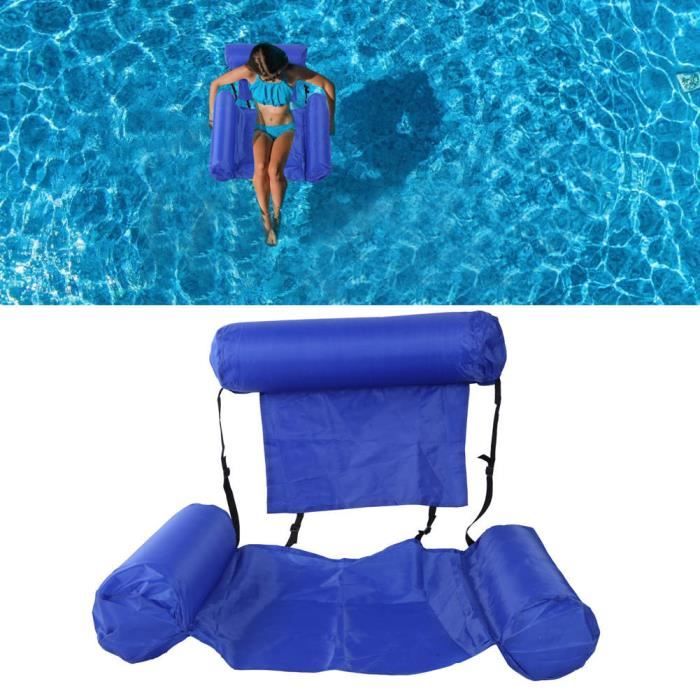 Hamac / Matelas Gonflable Pour Piscine Et Plage - Avec Coussin Intégré Et Porte-gobelet, Pour Adultes