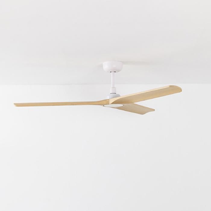 Ventilateur de plafond - FARO - Heywood - 3 pâles - Acier et Bois - Ø132cm Blanc - Far