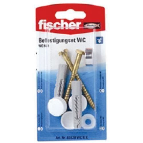 Fischer 2 vis laiton de fixation pour wc W/CH 6X70mm