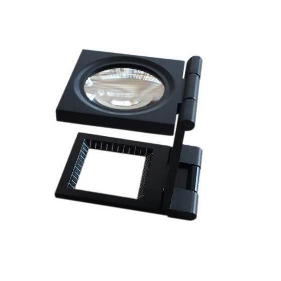 Mini Loupe Pliable 10x Avec LED - Compte-Fils Et Loupe De Table Pour Lecture, Réparation, Hobby