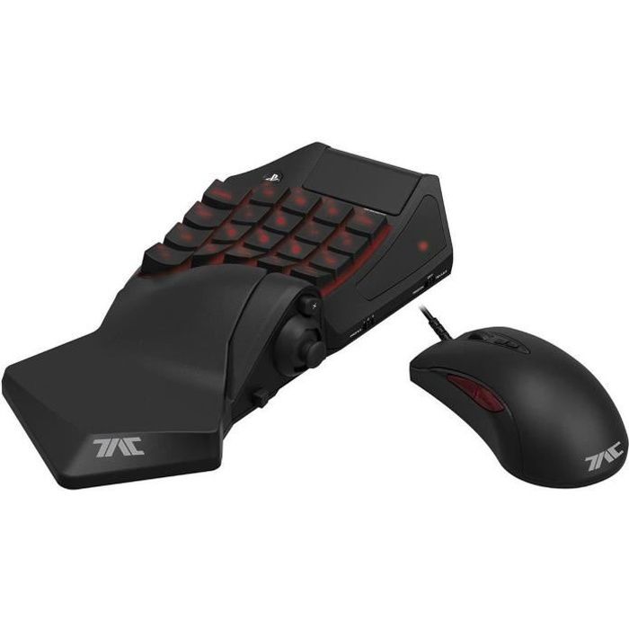 Hori Mini Clavier Mécanique et TAC Pro Type M2 Pour PS4 PS3 et PC Licence Officielle Sony