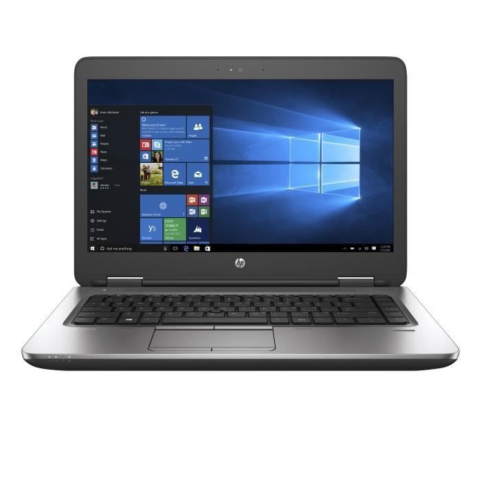 HP ProBook 645 G3 AMD A 24 GHz 356 cm (14) 1920 x 1080 pixels 4 Go 128 Go - Hewlett packard