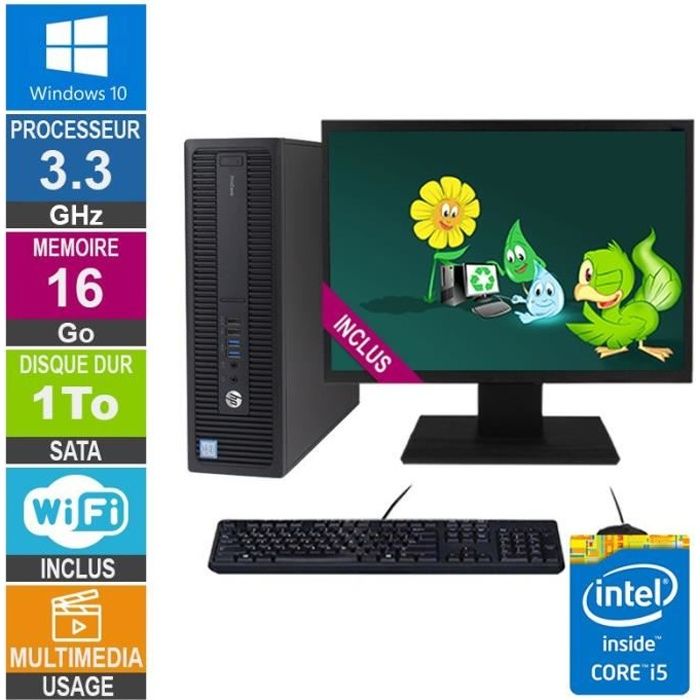 HP ProDesk 600 G2 SFF i5-6500/8Go/256Go (REMIS A NEUF