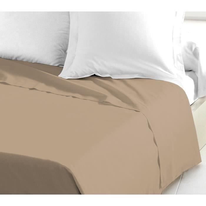 LOVELY HOME Drap Plat 100% coton 180x290 cm 1 personne - vue 3