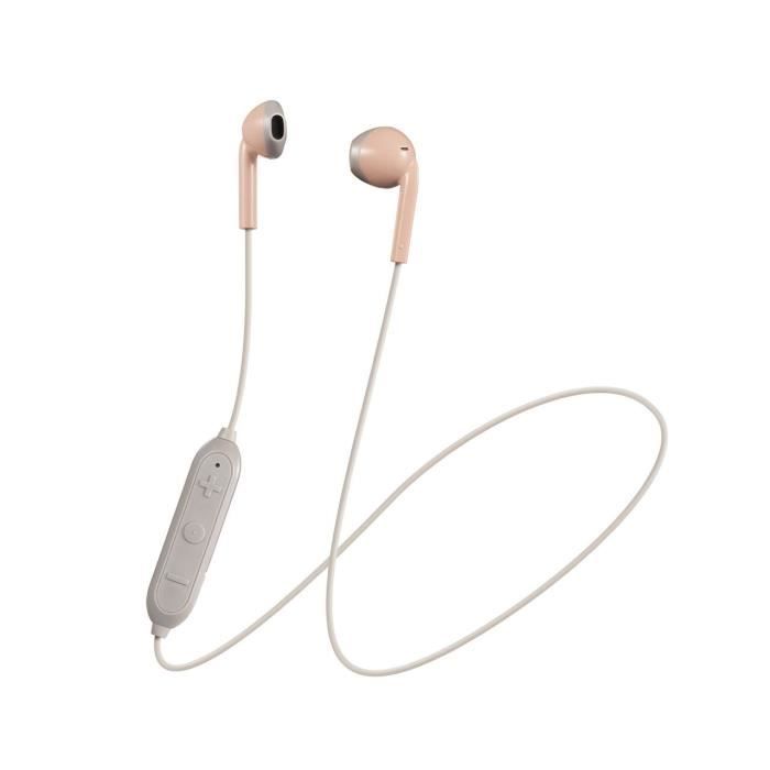 Ecouteur Bluetooth, Intra-auriculaire, Anti-transpiration JVC HA-F19BT-PTE rose poudré gris marron