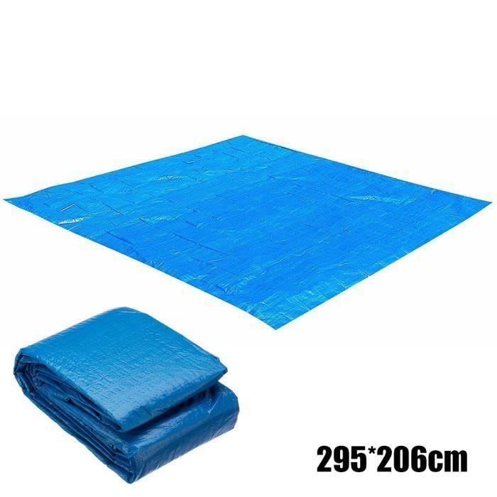 High-Tapis de Sol pour Piscine Tapis de Piscine rectangulaire Pliable