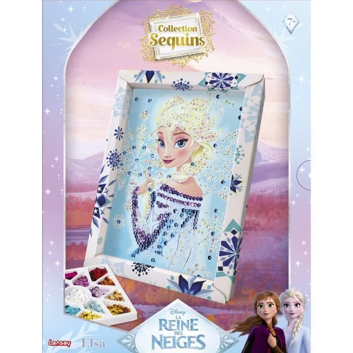 Collection Sequins Elsa La Reine Des Neiges – Crée Un Tableau Étincelant - vue 2