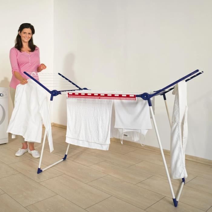 Leifheit &Eacute;tendoir sur pied Pegasus 200 avec 4 petits supports