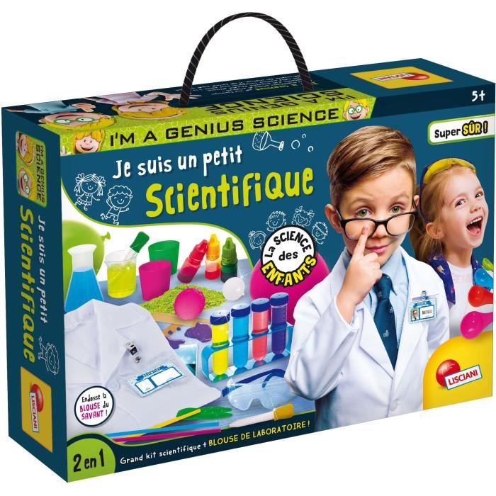 Jeu scientifique pour enfants - LISCIANI - Génius Science - Je suis un  petit scientifique - A partir de 5 ans