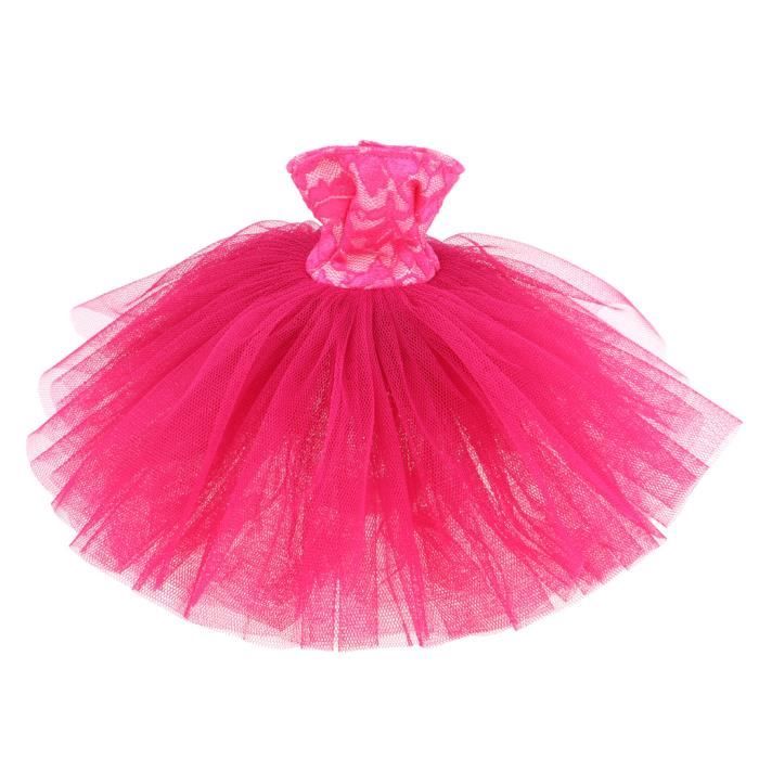 Personnage miniature Robe de mariée bricolage poupée paillettes fille
