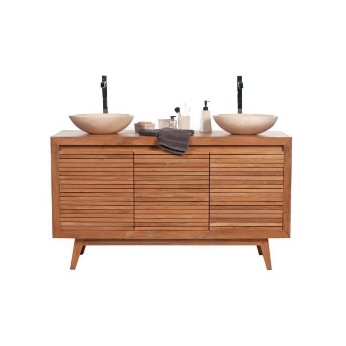 Miliboo Meuble De Salle De Bain Double Vasque Cdiscount Maison
