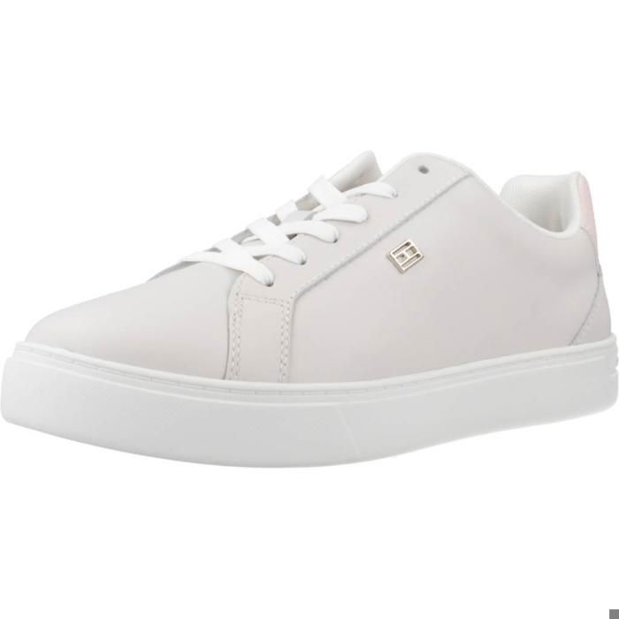 Tommy Hilfiger Chaussure Tommy Hilfiger Modèle Essential Court Sneaker - Coleur Beige