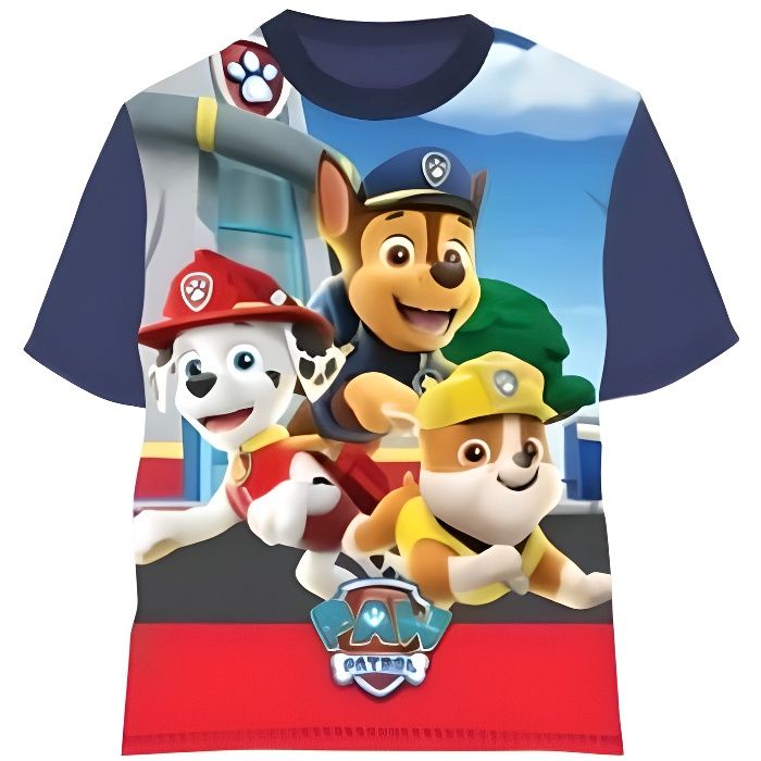 Kidparadise T-Shirt Pat Patrouille 100% Coton