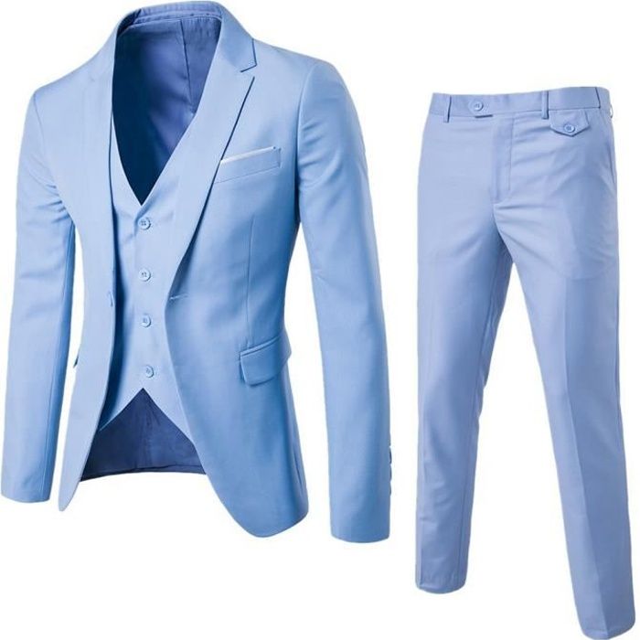 Veste Costume Homme Allthemen Moderne - Polyester Viscose Mariage Cérémonie Élégant Brodé