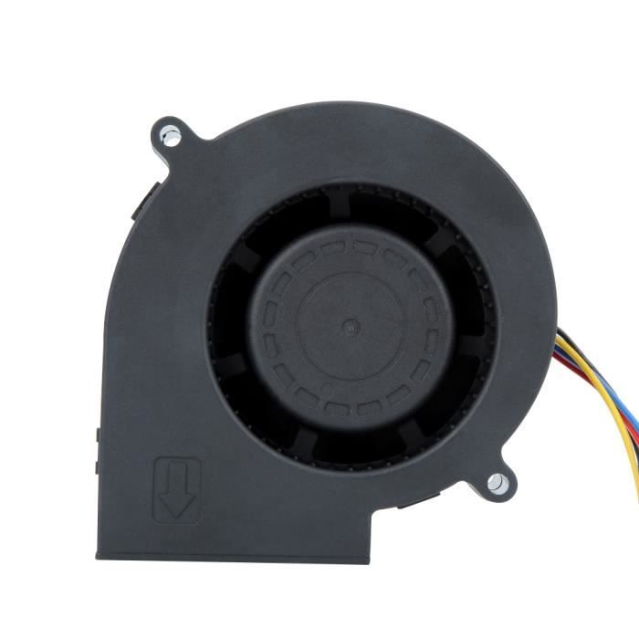 Ventilateur De Compresseur D'air 115mm Diamètre - Remplacement 9 Pales Pour Modèles 550W/750W (noir)