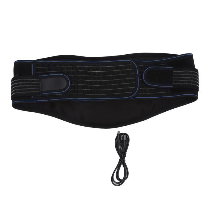 Ceinture Chauffante Électrique Sans Fil 5000mAh – 3 Modes Chaleur + 3 Modes Massage, Écran Tactile, Pour Dos/Taille/Genoux