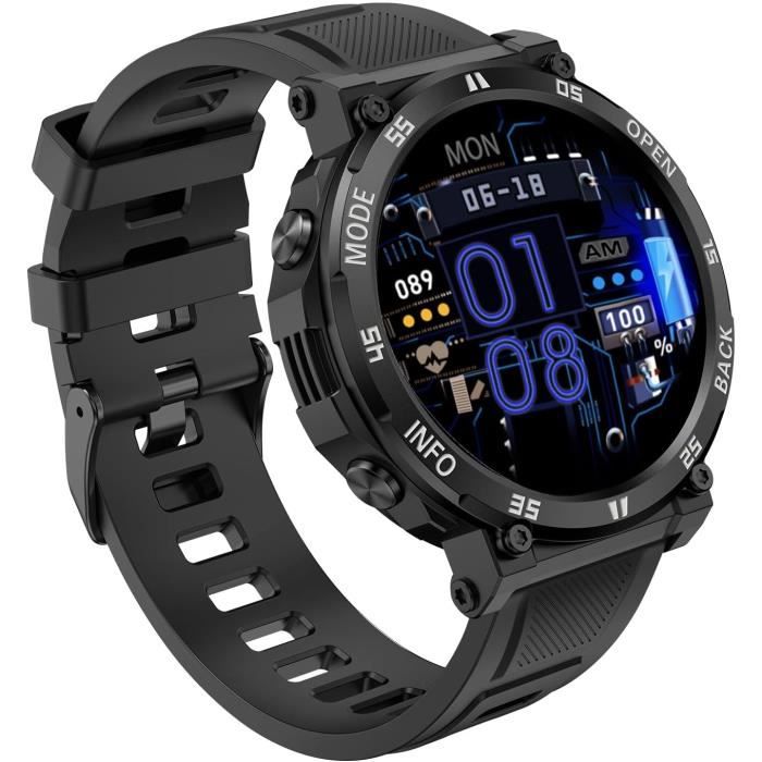 Montre Connectée Homme Avec Appels Bluetooth, Smartwatch Montre