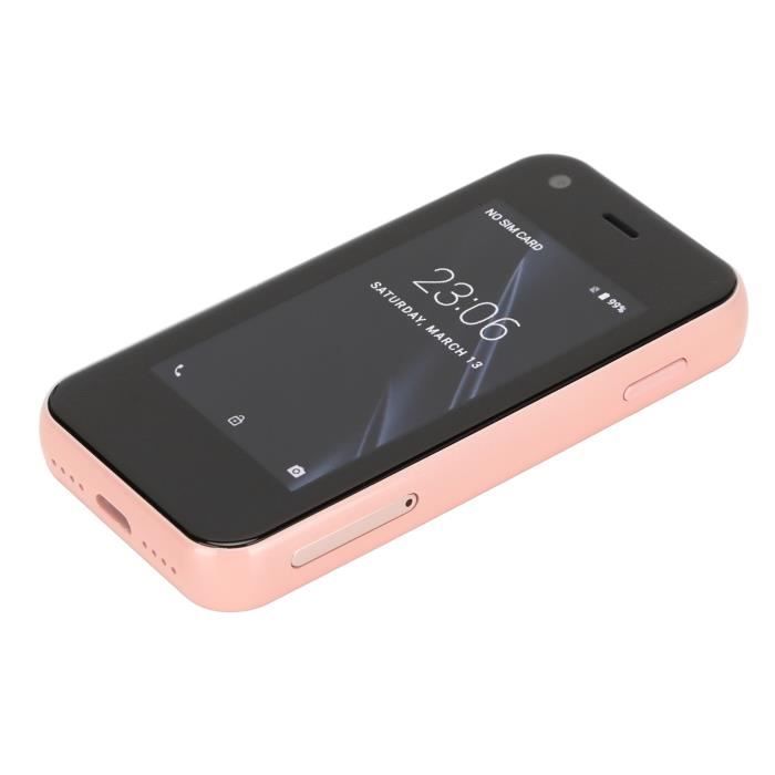 XS11 Mini téléphone portable 2,5 pouces WiFi GPS 1 Go 8 Go Quad Core pour téléphone intelligent Android pour étudiants (rose) SURENH