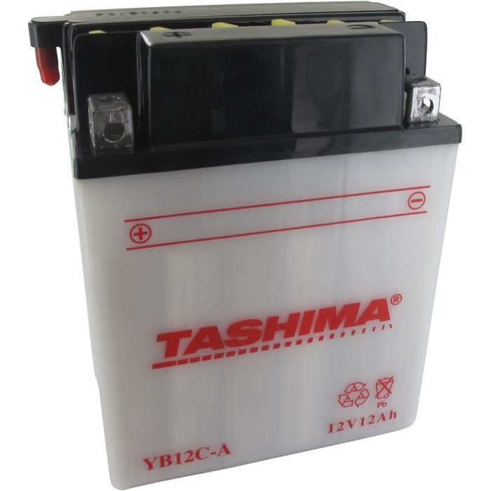 Tashima - Batterie moto YB12C-A / CB12C-A 12V 13Ah