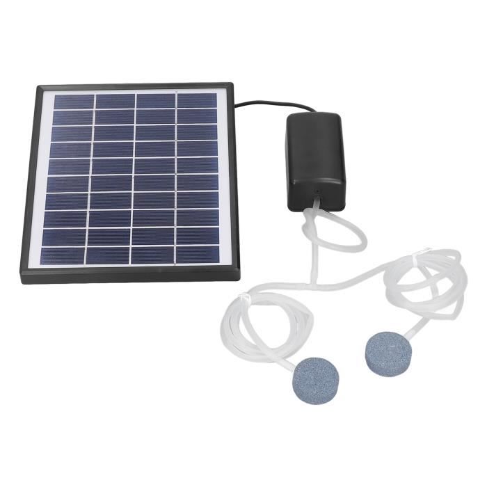 Andoer Pompe Solaire Bassin 2,5W - Fontaine Solaire Aérateur Étang Aquarium - Hauteur Jet 30-50 Cm
