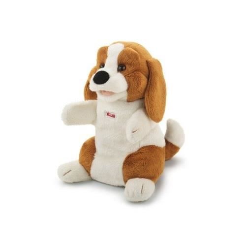 Marionnette Licorne En Peluche Trudi - 17x30x17 Cm - Pour Jeu D'Imagination Et Théâtre - Peluche Douce Et Lavable