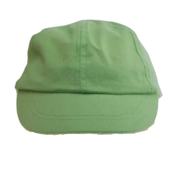 1 Casquette Chapeau Bebe Fille Uni Vert Taille 48 Cm 100 Coton Vert Cdiscount Pret A Porter