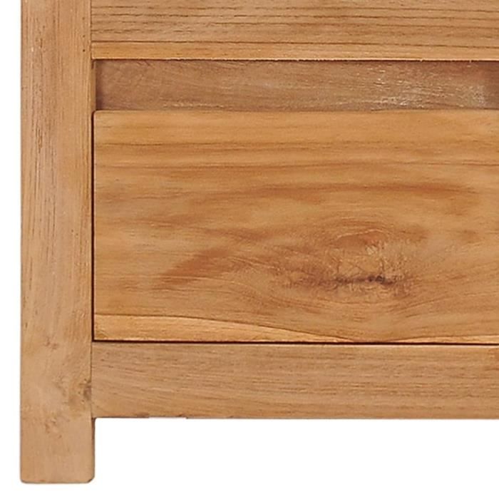 Meuble TV en bois de teck 120 cm Bormes | Maisons du Monde