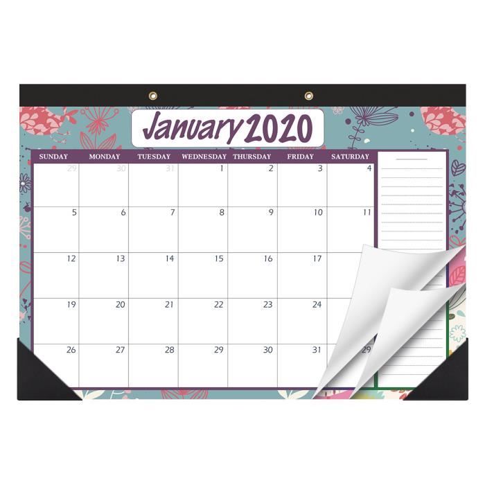2020 à 2021 calendriers de bureau vintage calendrier planificateur Kraft  annuel suspendu livre mural CALENDRIER - BLOC EPHEMERIDE - Cdiscount  Beaux-Arts et Loisirs créatifs