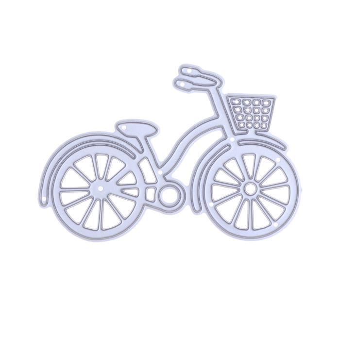Die De Découpe Métal 'Vélo' - Pour Scrapbooking, Cartes, Artisanat - Poinçon Manuel Ou Machine