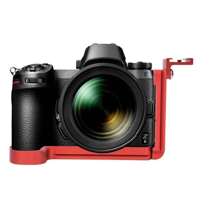 VBESTLIFE Plaque Dégagement Rapide Mini Alliage Aluminium Rouge Pour Trépied Compact Action