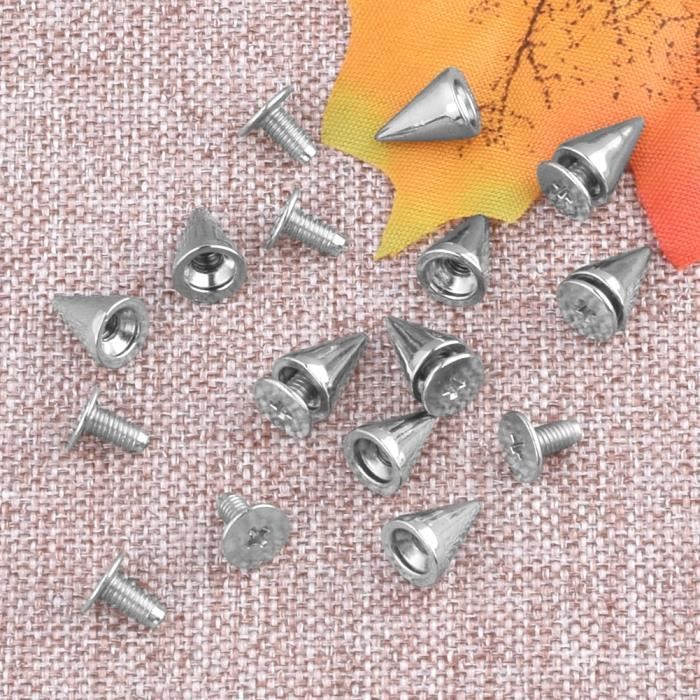 50pcs Sac à Main Sac à Main, Goujons Cloutés En Cuir Artisanat