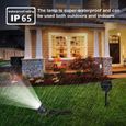 Spot LED solaire d'extérieur pour jardin, terrasse, patio - CSECRT-A0379-1