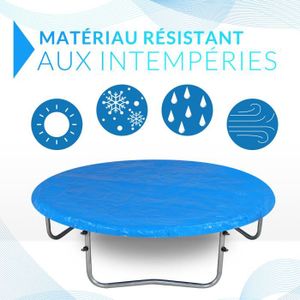 Yours Bath B/âche de Protection Trampoline Contre Intemp/éries,Housse de Trampoline R/ésistant aux Rayons UV et Anti-d/échirure,Couverture de Trampoline pour Trampoline de Jardin Exterieur