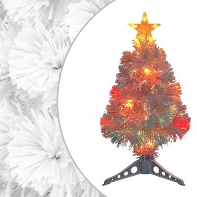 Sapin De Noël Artificiel Lumineux 64 Cm Avec LEDs à Changement De Couleur - Fibre De Verre, Montage Facile - Décoration D'intérieur Festive Et économe - 8