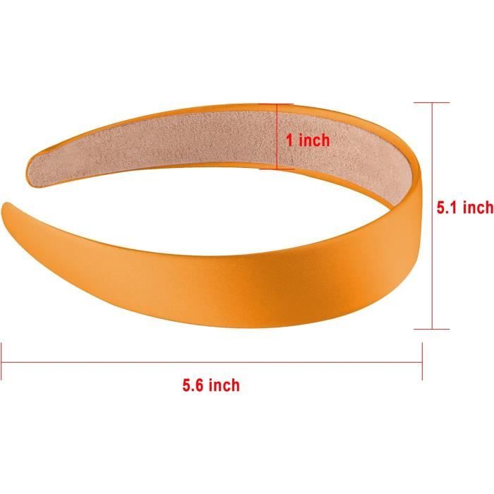 Headband imprimé (lot de 2) orange fille