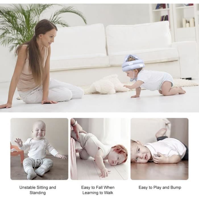 Fettwal Casque Bébé Anti Choc, Casque Bebe Antichoc Protection Bebe, Casque Protection Enfant, Coton Respirant réglable, Convient aux Enfants âgés de 0.5 à 3 Ans, Ours Rouge Fettwal Casque Bébé Anti Choc, Casque Bebe Antichoc Protection Bebe, Casque Protection Enfant, Coton Respirant réglable, Convient aux Enfants âgés de 0.5 à 3 Ans, Ours Rouge