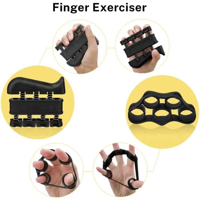Hand Grip Musculation,6 pièces Muscleur de Main avec Comptage, 5-60KG  Résistance Réglable Hand Gripper, Exerciseur de Doigts - Cdiscount Sport