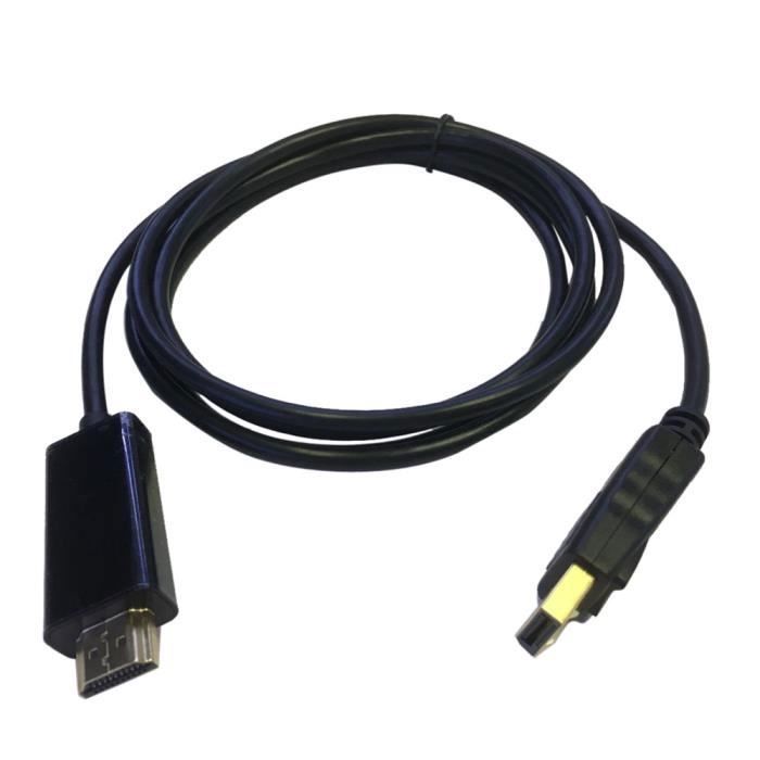 Adaptateur DisplayPort Vers HDMI 4K 60Hz - Mâle DP Vers Femelle HDMI Avec Audio - Plug & Play