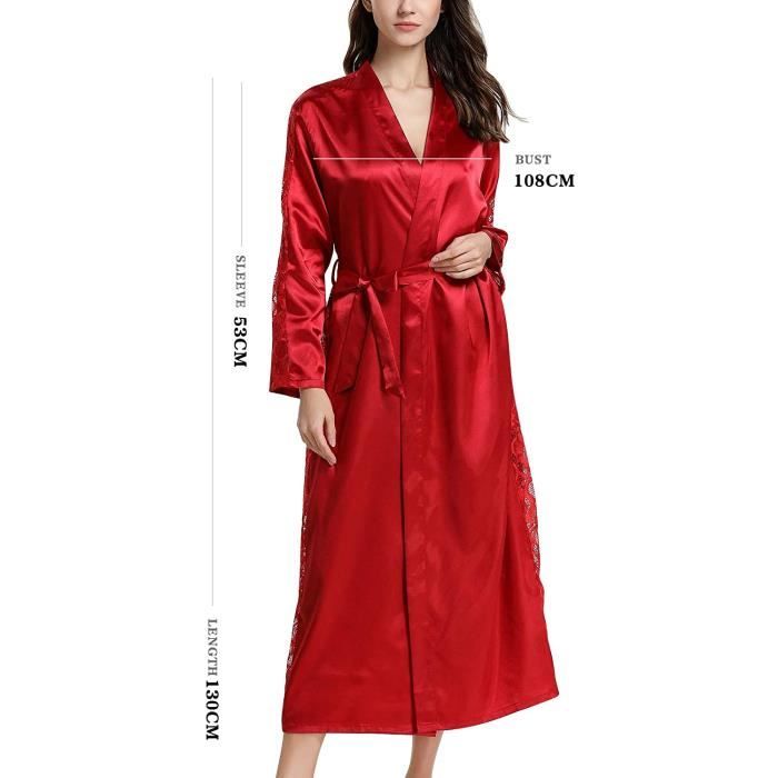 Peignoir de 2025 bain femme rouge