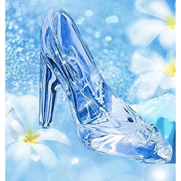 Chaussure de cendrillon crystal chaussures transparente a talons hauts pendentif pantoufle de verre ornements de noel cadeaux anni Cdiscount Maison