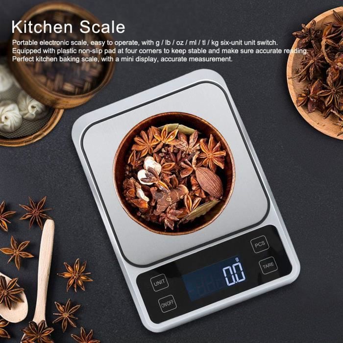 Balance numérique de cuisine rechargeable haute qualité onces grammes -  Chine Balance de cuisine et balance électronique de cuisine prix