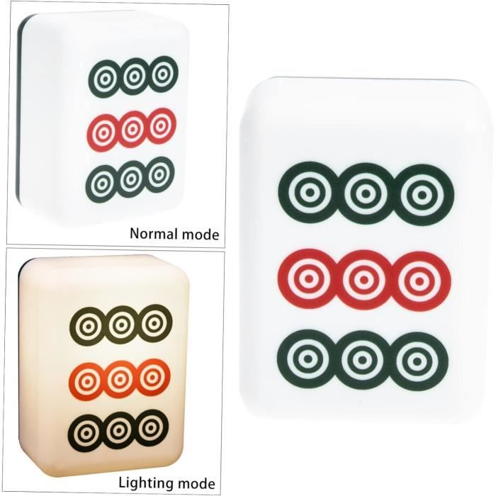 Led Mahjong Lumière De Mah-Jong Lampe De Chevet Led Lampes De Bureau À Led Lampe De ...
