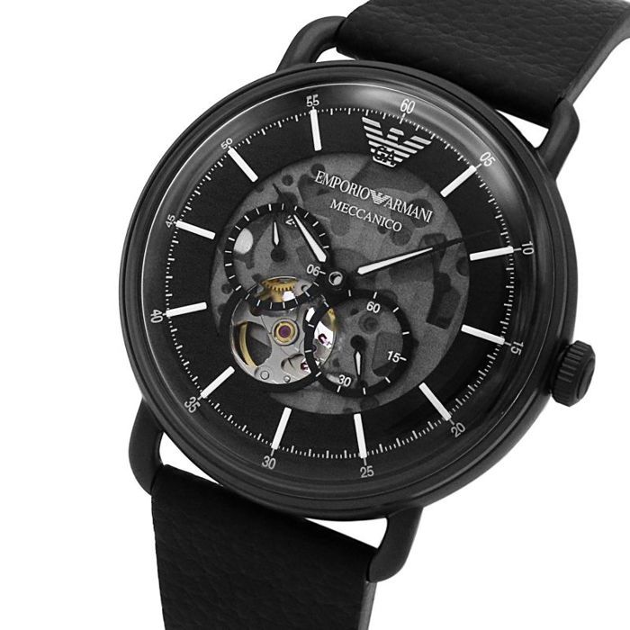 Armani montre sales noir