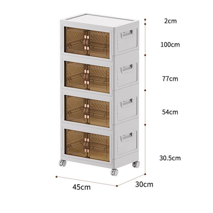 Iris Ohyama, Set de 3 boîtes de rangement empilables - New Top Box NTB