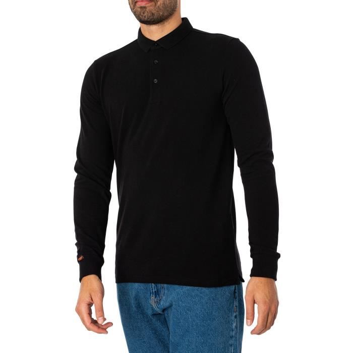 Polo manche longue homme superdry best sale